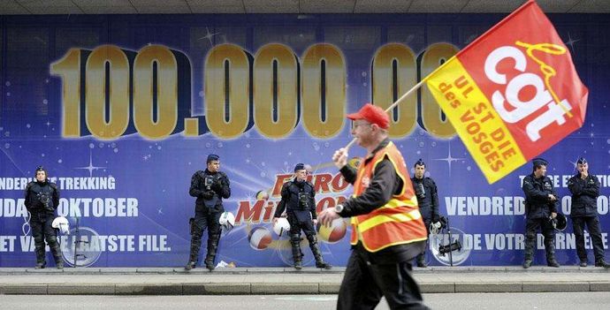 В европе очередные протесты