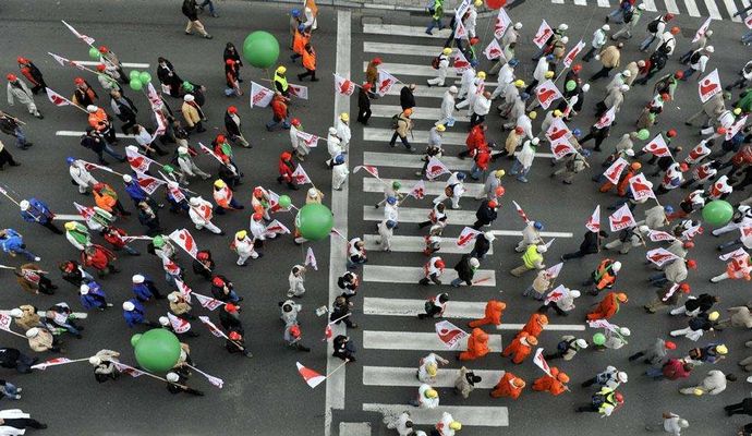 В европе очередные протесты